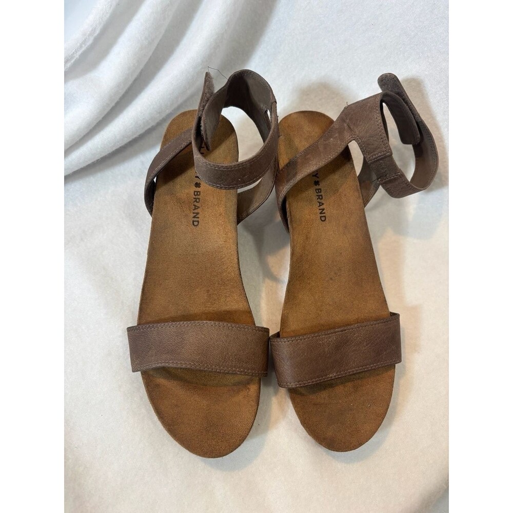 Lucky Brand Kanoa strappy Wedge leather